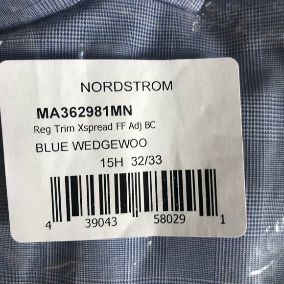 Nordstrom Rack Tonal Check Trim Fit Dress Shirt - Picture 2 of 4